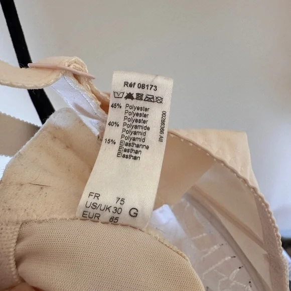 Empriente Unlined Underwire Lace Bra 30 G - Picture 5 of 6